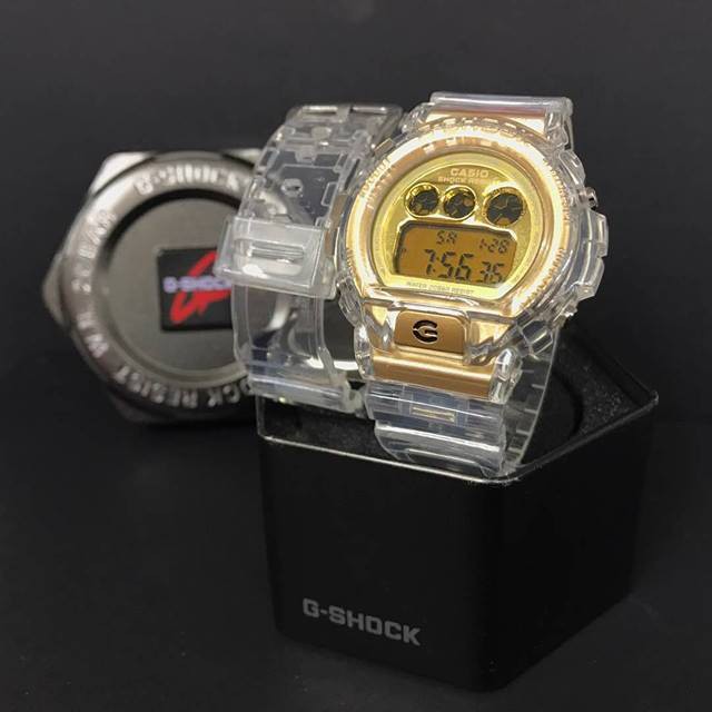 clear gold g shock