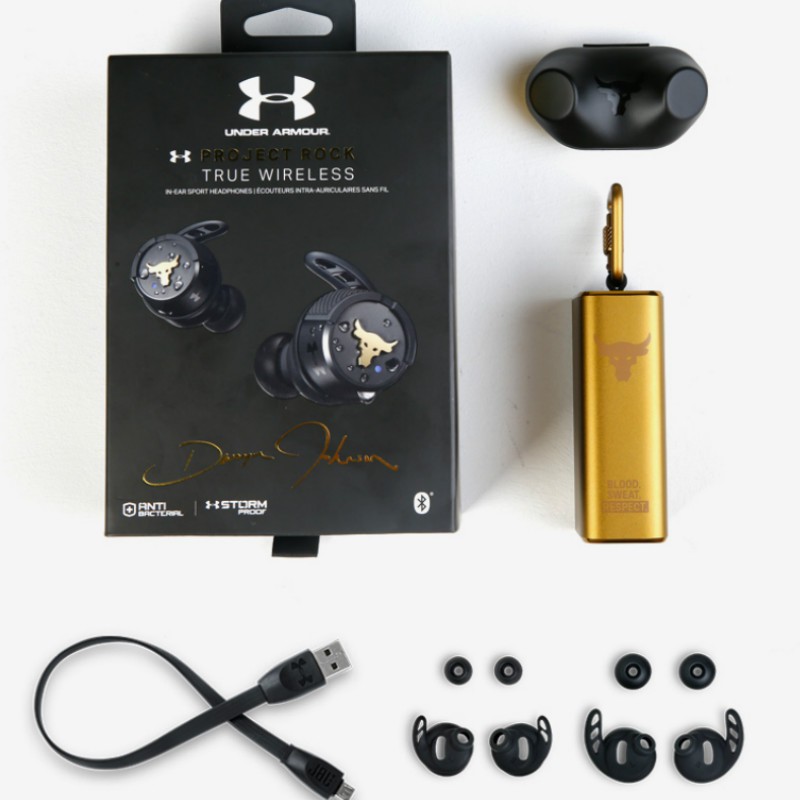 ua project rock true wireless earbuds