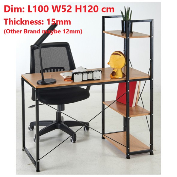 Modern Computer Study/Laptop Table With Book Shelf