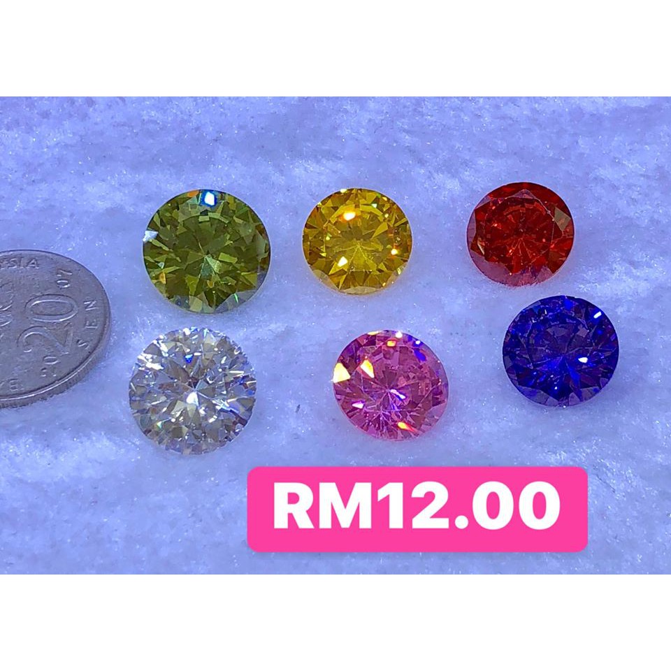 BATU PERMATA CUBIC ZIRCONIA (BATU SERAI)