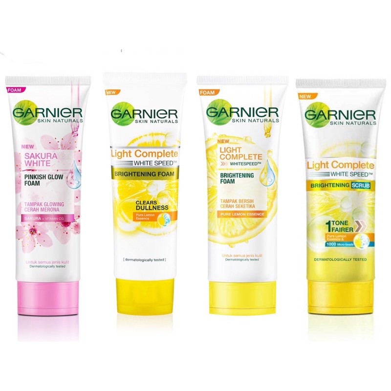 garnier face wash and scrub