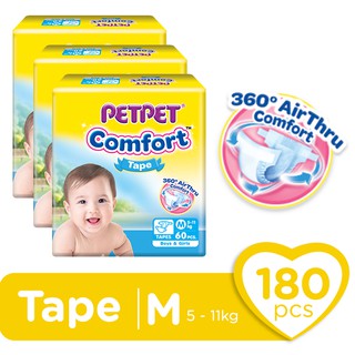 Image of PETPET Comfort Tape MP (3 Packs) M60/L50/XL40