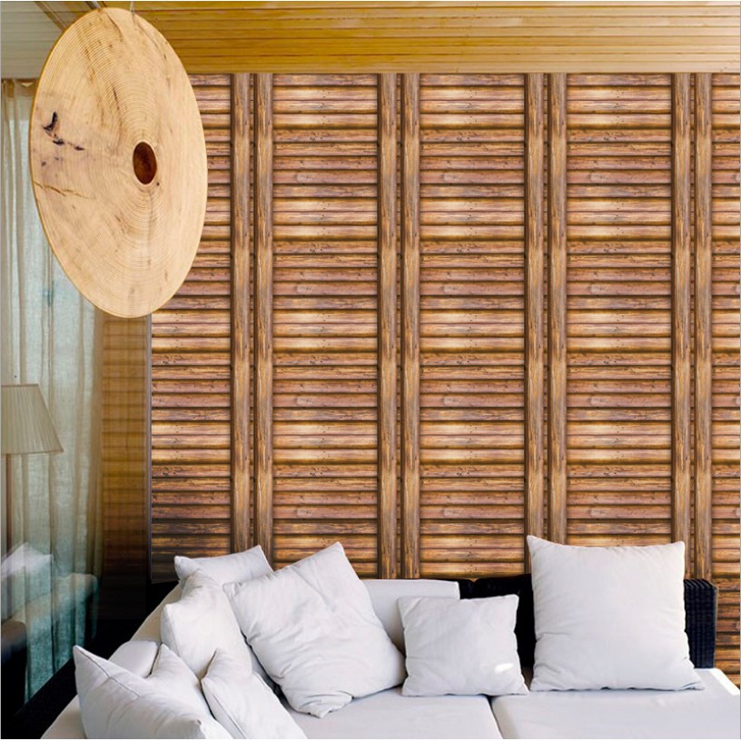 3d Faux Bamboo Wallpaper Self Adhesive Stick Wall Decor Pre Pasted
