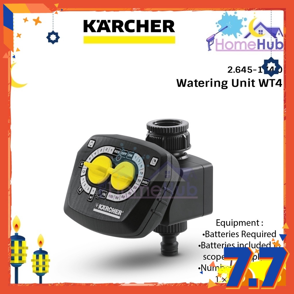 Karcher Watertimer WT 4 Water Timer Irrigation Timer Irrigation System