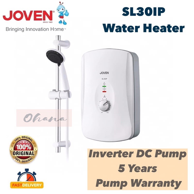 (ORIGINAL)JOVEN SL30iP WATER HEATER INSTANT SHOWER INVERTER DC BOOSTER ...