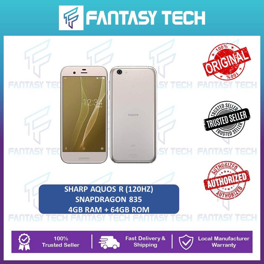 Sharp Aquos R 4gb Ram 64gb Rom Snapdragon835 Original Shv39 Ready Stock Sharp R Shopee Malaysia