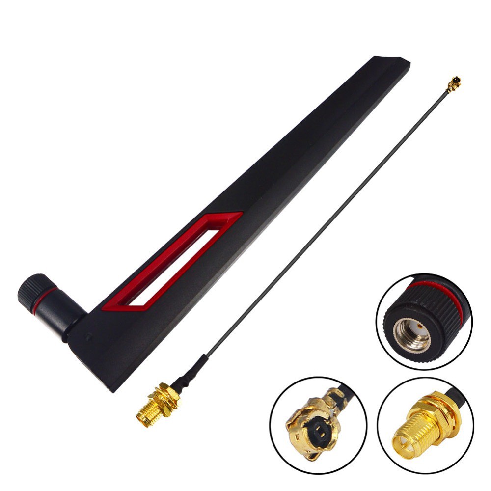 12 dbi Dual band WIFI Antenna 2.4G 5G 5.8Gh RP SMA Male Universal