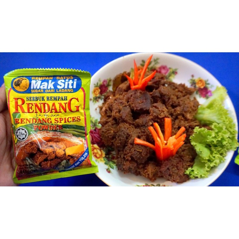 Mak Siti Serbuk Rempah Rendang 250g Shopee Malaysia