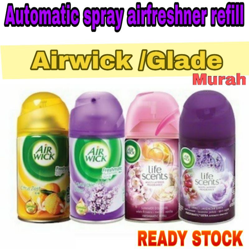 Buy Jimat Air Wick Glade Compatible Automatic Spray Air Freshener Refill Pewangi Bilik Refill Seetracker Malaysia