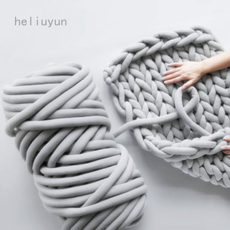 Bulky Yarns Wool Yarn Chunky Arm Knitting Super Soft Giant Ball Crocheting DIY
