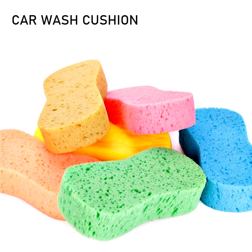 Large Car Wash Cleaning Sponge Vacuum Compressed Pad/ Span Cuci Kereta 