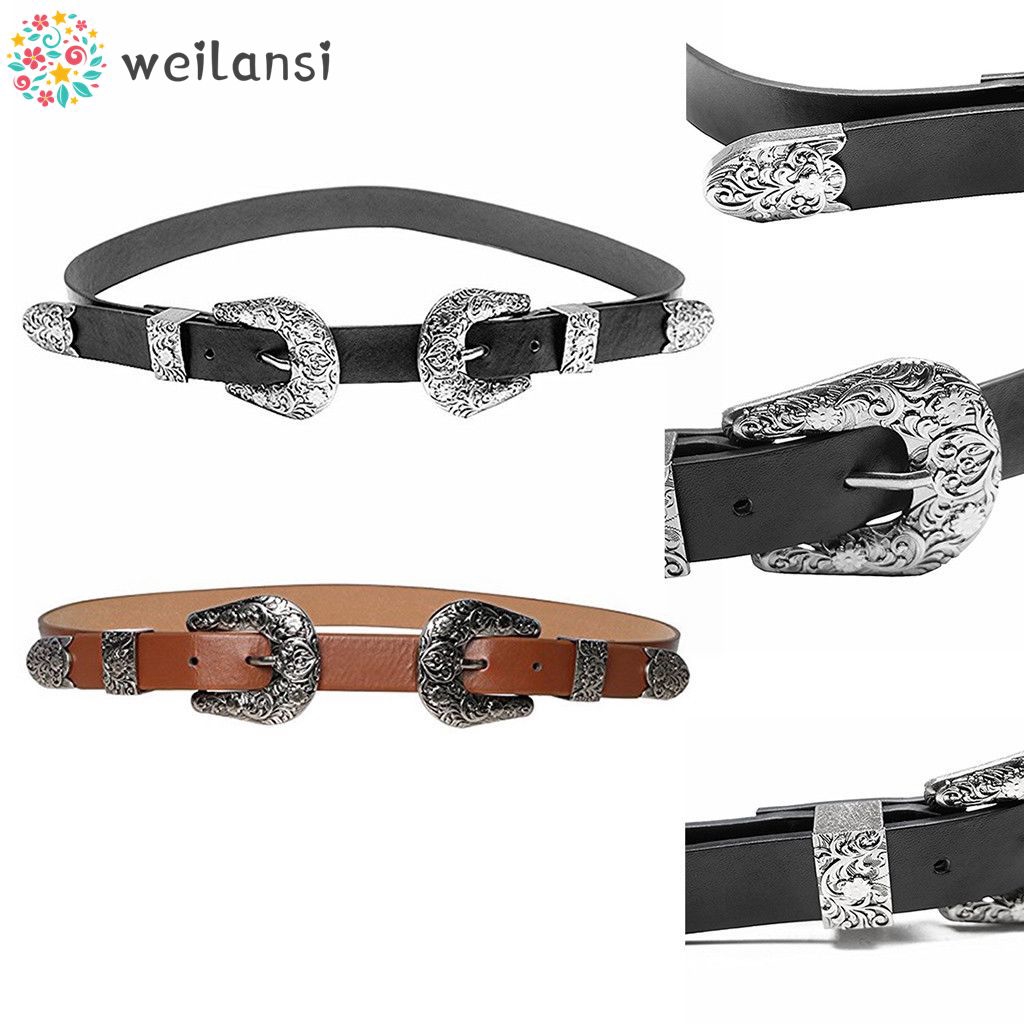 ladies black waist belt