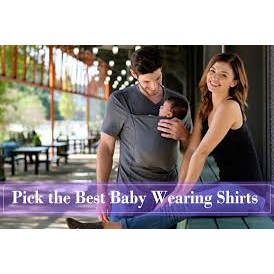 dad babywearing shirt