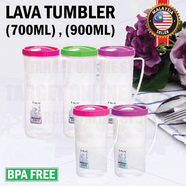 LAVA Tumbler Plastic Drinking Water Bottle Eco Friendly BPA FREE / Botol Air Minuman