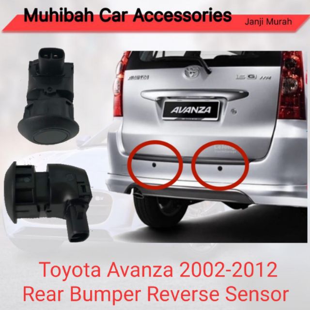 Toyota Avanza Reverse Sensor Rear Bumper Reverse Sensor New