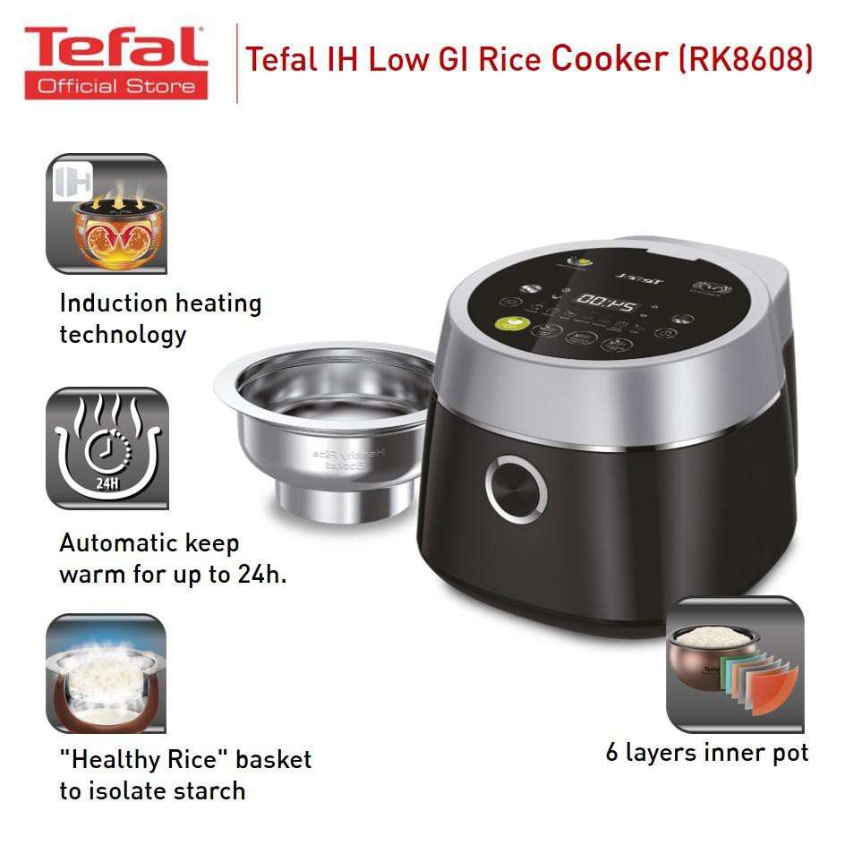 Tefal IH Low Gi Rice Cooker (RK8608) Shopee Malaysia