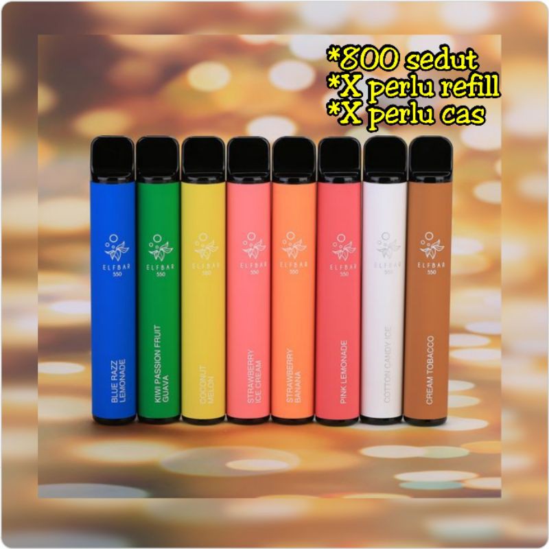 Pod Pakai Buang Bar Stick 800 Puff Shopee Malaysia