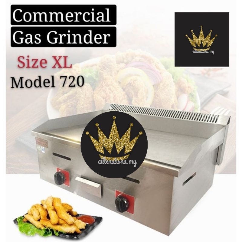 720 COMMERCIAL GAS GRIDDLE 720 dapur gas grill burger pan food truck