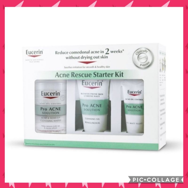 Eucerin Pro Acne Starter Kit Exp 10 2022 Shopee Malaysia