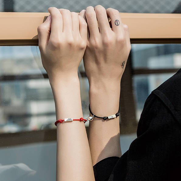 Gelang Tangan Attract Couples Bracelets Eachother Handmade Rope Bracelet Male And Female Students Korean Version Of Gifts Shopee Malaysia