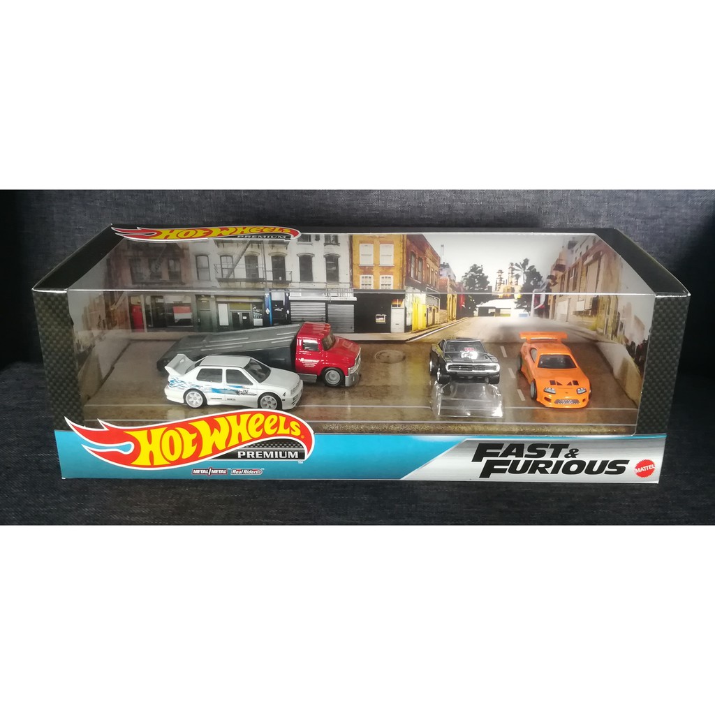 hot wheels premium fast and furious garage set