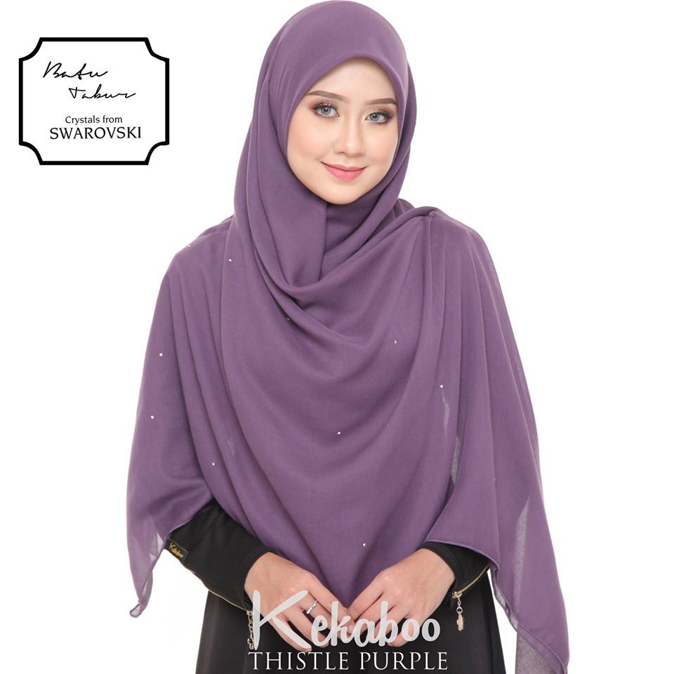 Tudung Bawal Chiffon Bidang 60 Manik Tabur | Shopee Malaysia