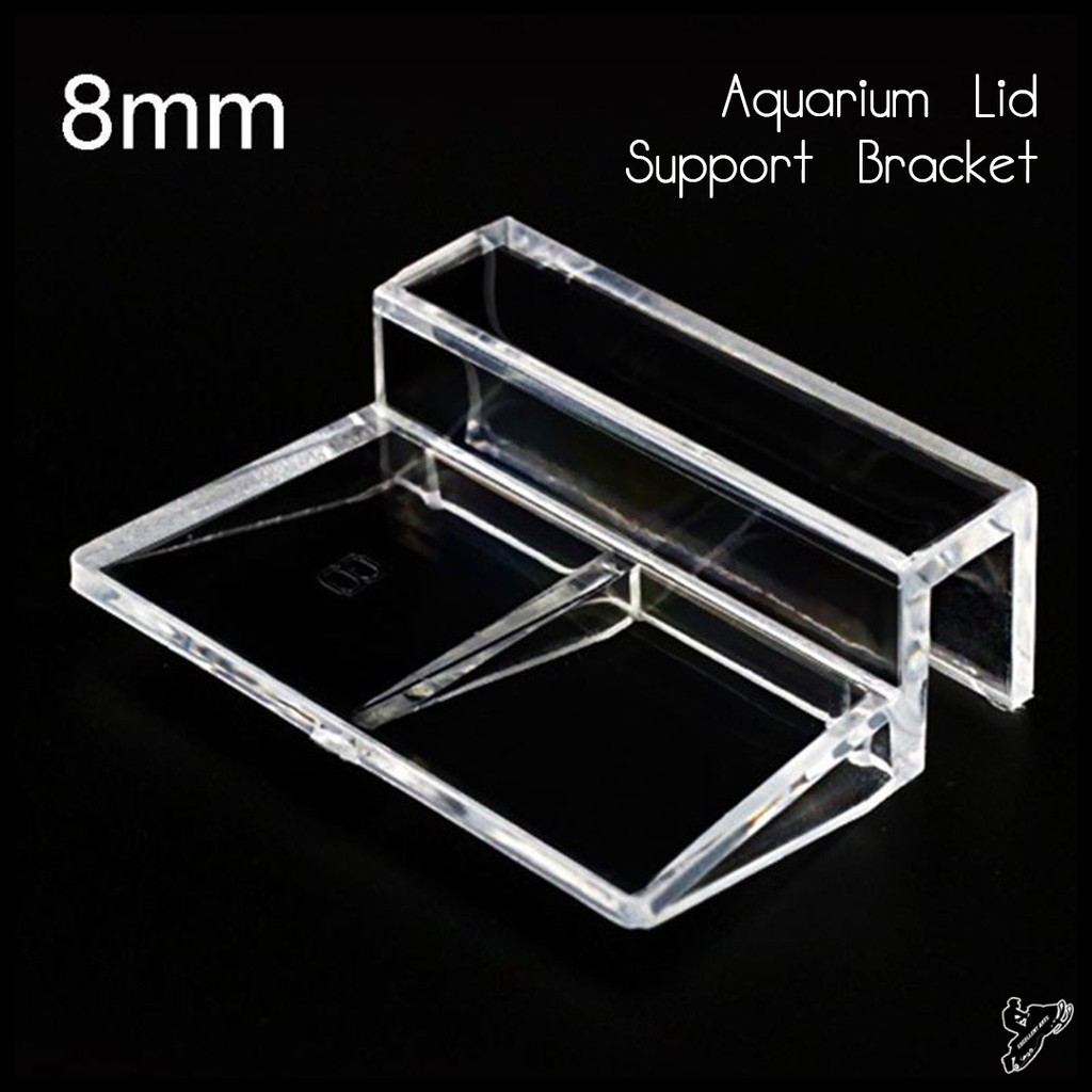 Aquarium Glass Cover Clip,Acrylic Glass Cover Support Holder 20Pcs Fish Tank Glass Cover Suppo 8Mm for Fishing Tank Aqrium 
