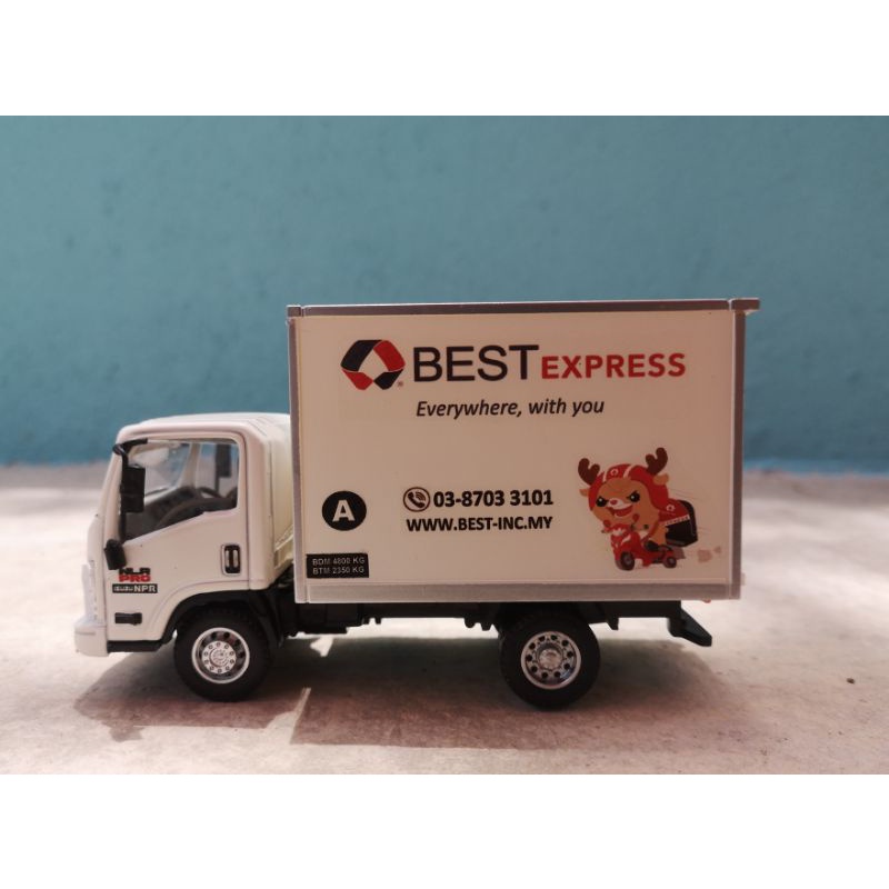 BEST EXPRESS LORI ISUZU COURIER DISPLAY TRUCK MODEL | Shopee Malaysia