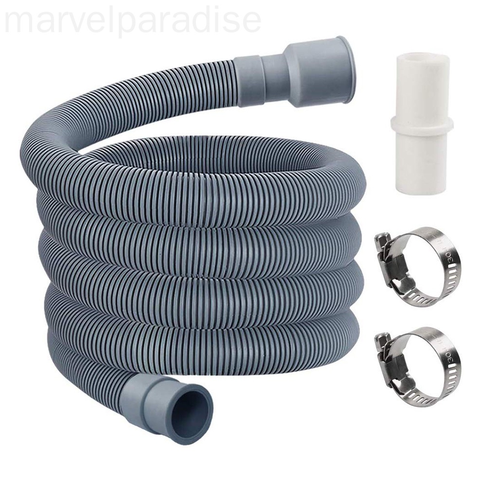 Universal Washing Machine Drain Hose,Flexible Dishwasher Drain Hose,Washing Machine Dishwasher Drain Waste Hose Waste Water Outlet Expel Soft Tube Stretchable marvelparadise