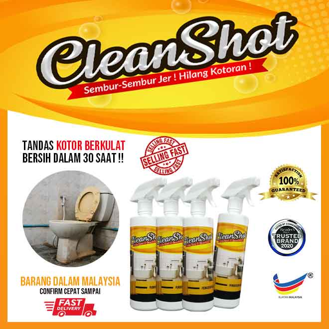 Toilet Cleaner Pencuci Lantai Cleanshot Shopee Malaysia