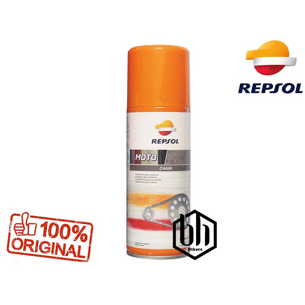 Repsol Moto Chain Lube Spray Rantai Motosikal Motorcycle 400ML 100