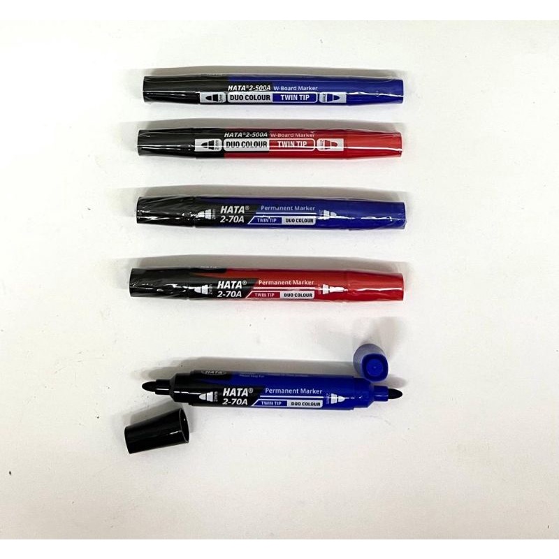 Hata Twin Tip Permanent/ WhiteBoard Marker 2MM Shopee Malaysia