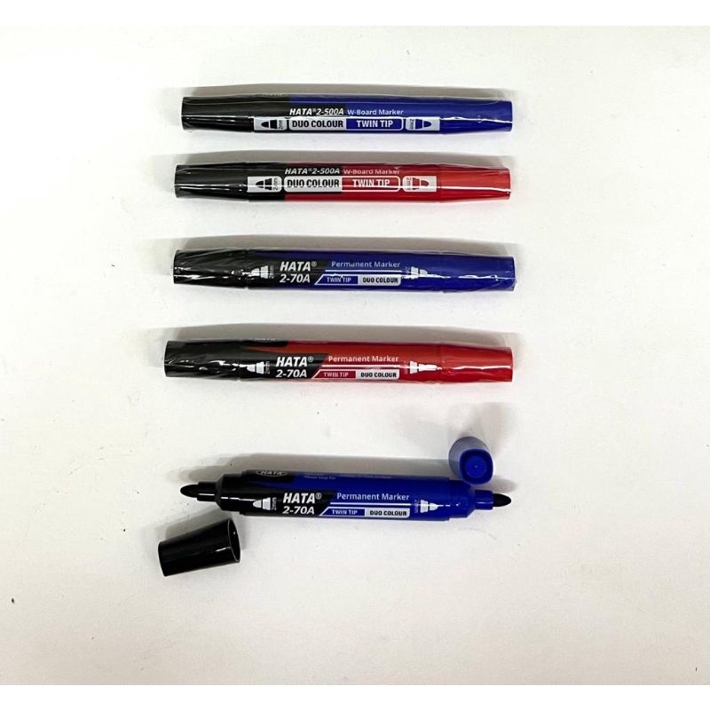 Hata Twin Tip Permanent/ WhiteBoard Marker 2MM | Shopee Malaysia