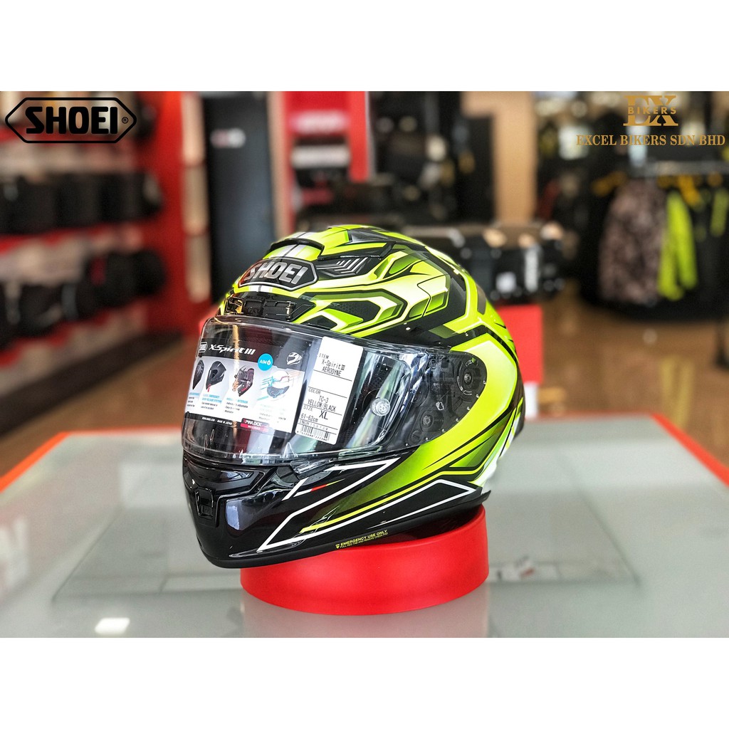 shoei x spirit 3 aerodyne tc3