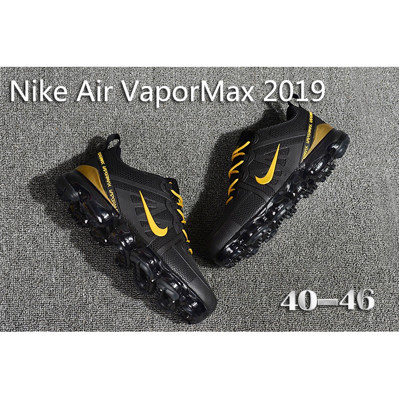 nike air vapormax women's black and gold