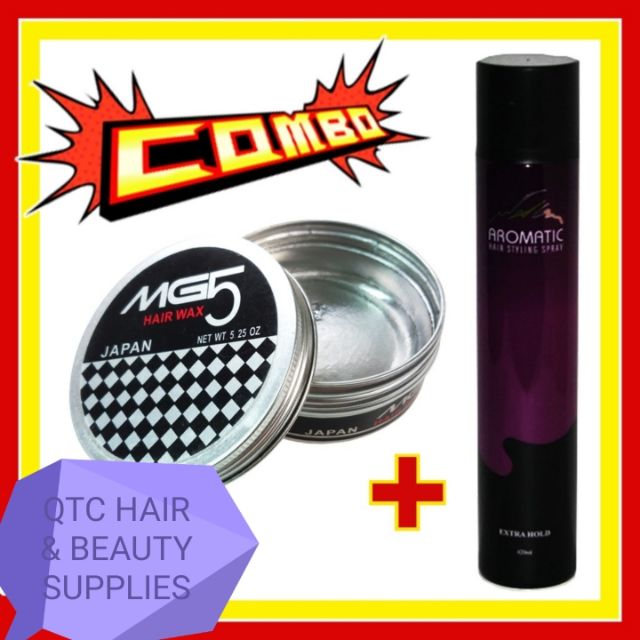 Combo Set Aromatic Hair Spray 420ml Japan Mg5 Wax Shopee Malaysia