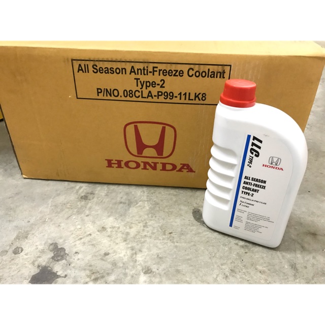ORIGINAL HONDA GENUINE ANTIFREEZE COOLANT TYPE2 (1L) BLUE COLOR