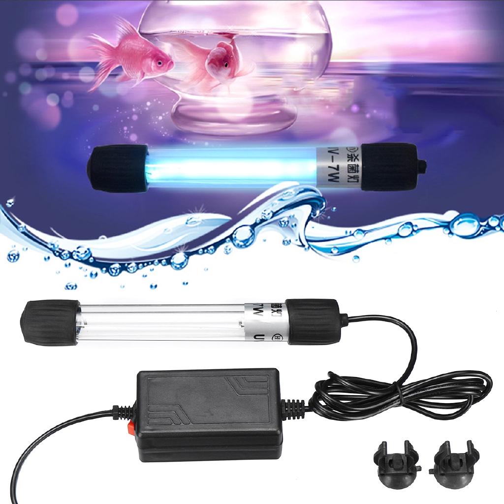 Aquarium Fish Tank Light UV Sterilizer Waterproof Head Crush-proof ...