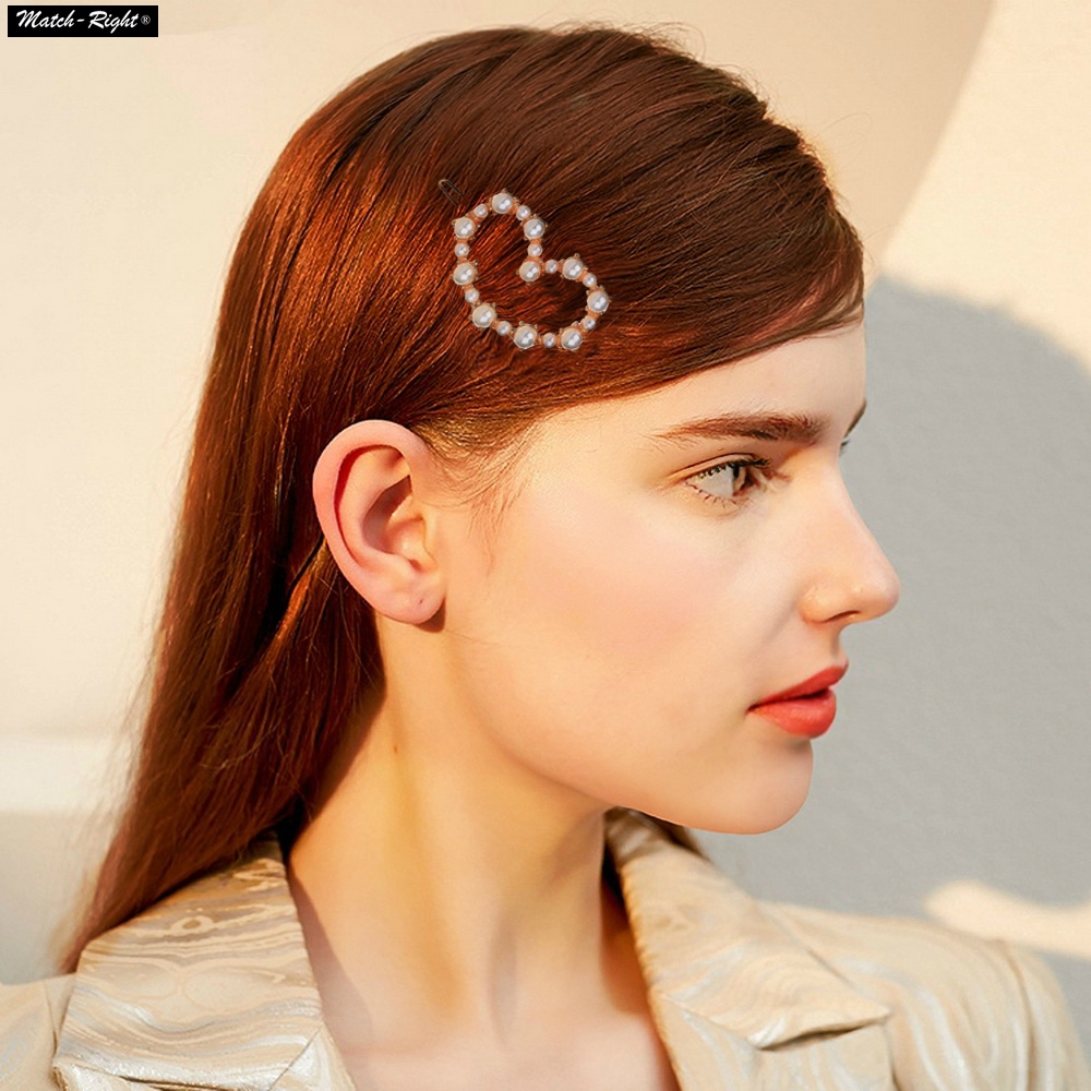 8 15 Korean Style Hair Clip Pearl Clips Heart Star Crown