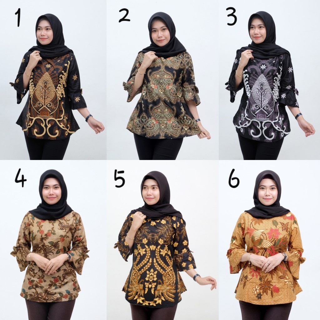 Baju Batik Wanita Ready Stock  Shopee Malaysia