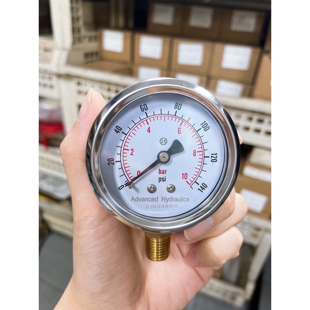 Hydraulic Pressure Gauge Pressure Meter Gauge Shopee Malaysia