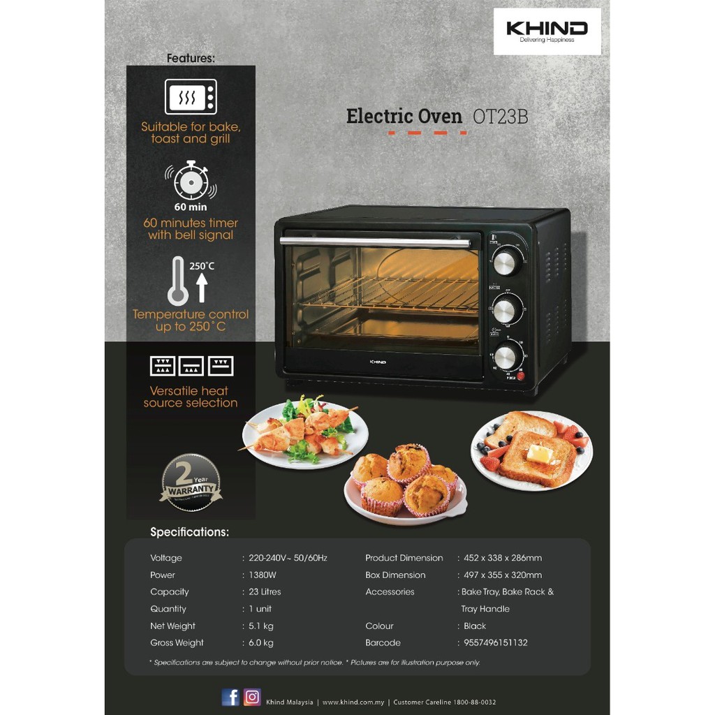 Khind Bread Toaster Oven Ot 08ss Review Aileenbaby