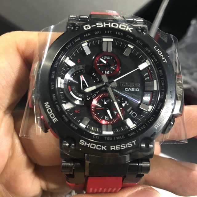 Casio G Shock Triple G Resist Bluetooth Tough Solar Mtg B1000b 1a4 Shopee Malaysia