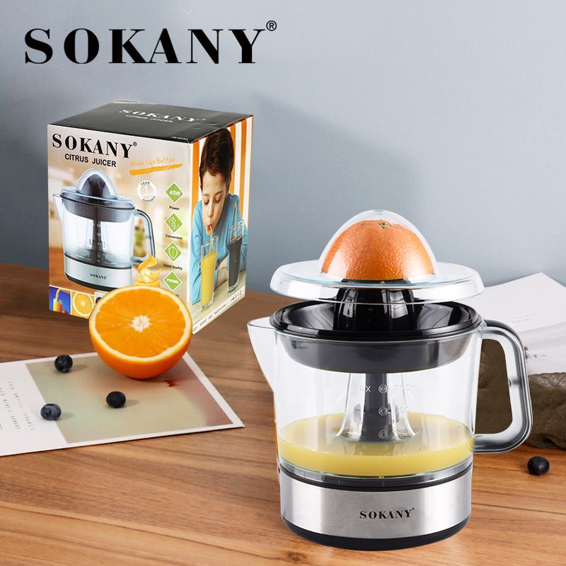 Malaysia Ready Stock Electric Citrus Juice Orange Juice Squeezer Press Sokany