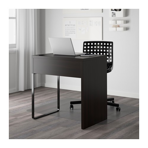 Ikea Micke Desk Black Brown Shopee Malaysia