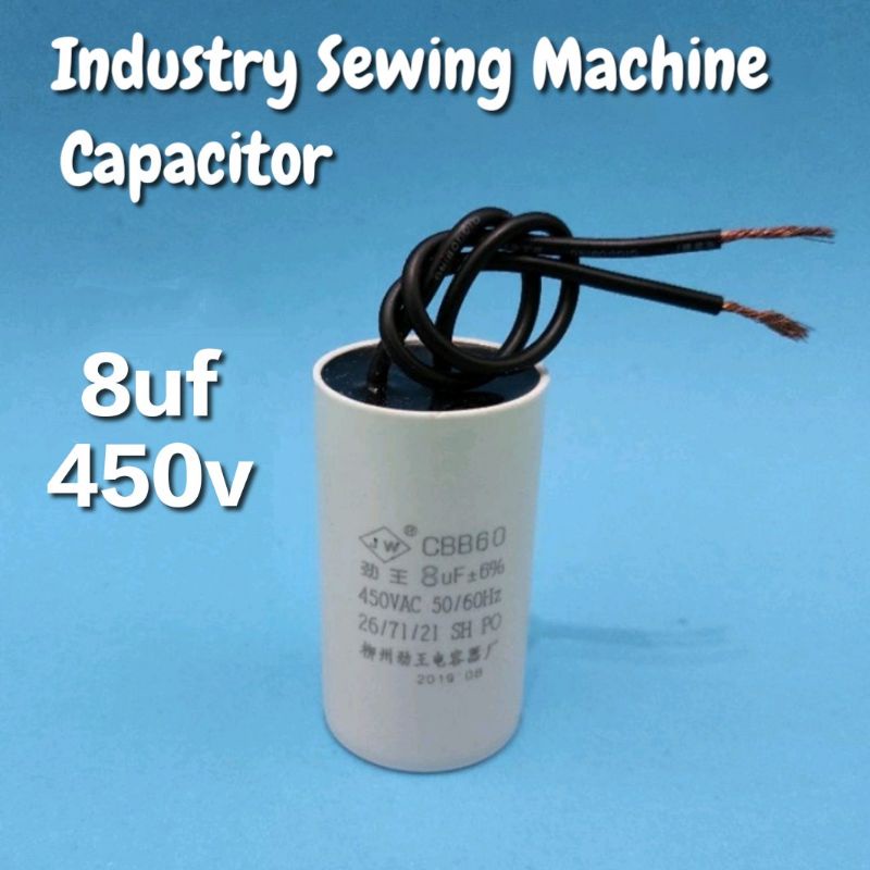8uf 450v Sewing Machine Motor Capacitor Industry sewing machine ip