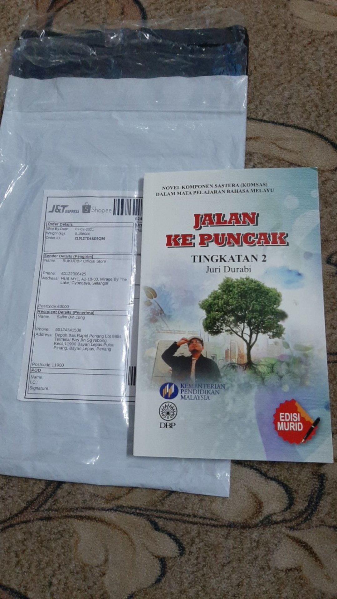 Novel Tingkatan 2 Jalan Ke Puncak  Tema dan persoalan (novel tingkatan