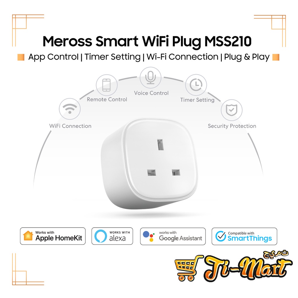 [NEW] Meross Smart WiFi Plug MSS210 [Smart Plug App Control Create on/off Schedules Timer
