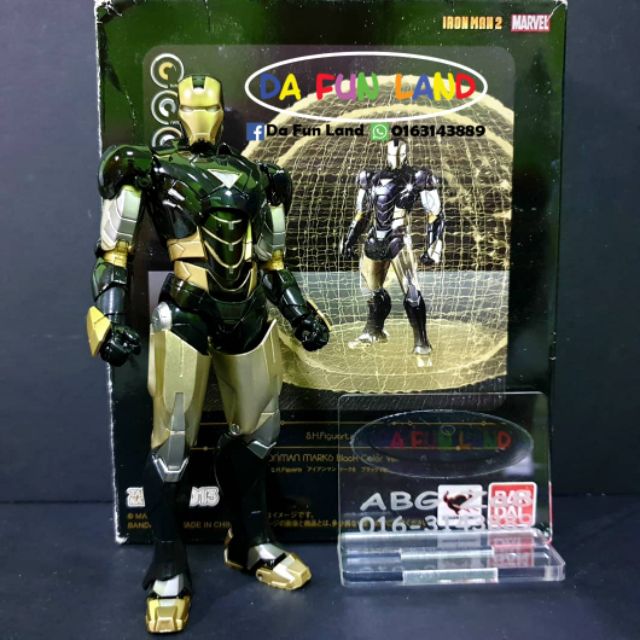 black iron man toy