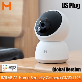 Global Version IMILAB A1 Baby Monitor IP Camera 360° Panoramic Wireless Smart Security Camera AI Motion Detection Night Vision H.265 Full Color Home Security Device CMSXJ19E